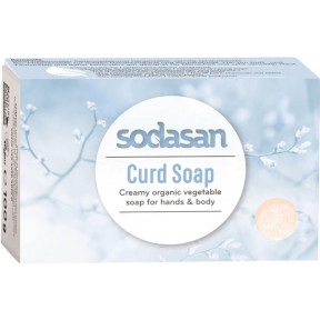 Органическое мыло для чувствительной кожи Sodasan, без отдушек, 100 г